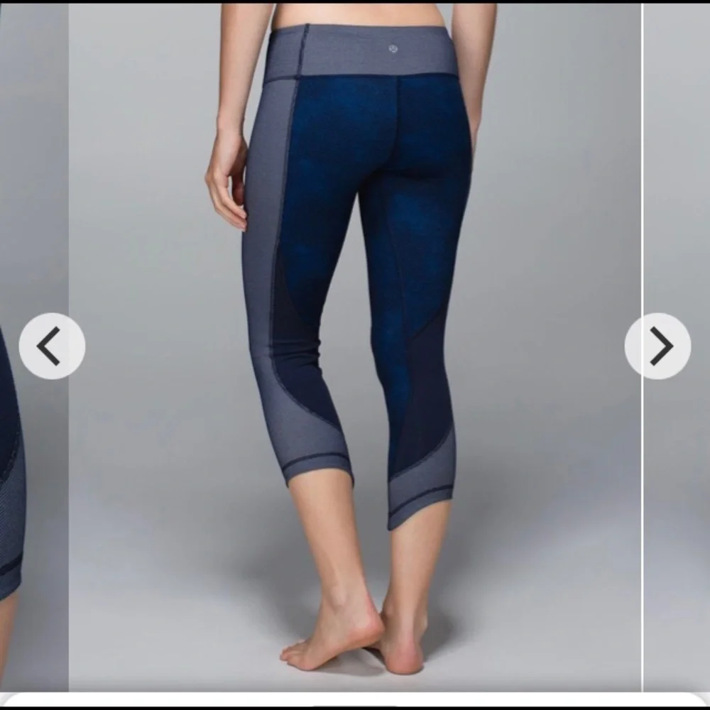 Lululemon Wunder Under Crop*Sashiko
